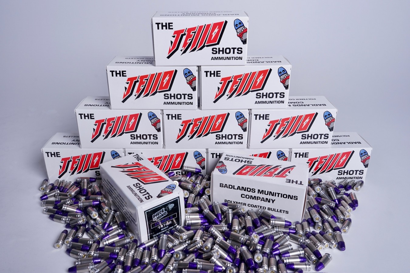 Piece of Mind x Badlands Purple Shots 9mm 147 Grain | Piece of